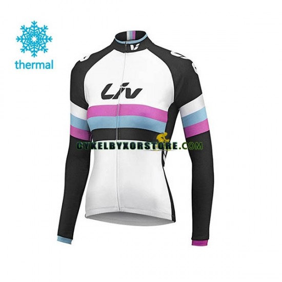 Dam Cykeltröjor Vinter Thermal Fleece 2015 CCC Liv N002