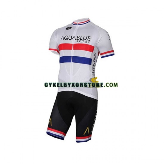 Herr Cykeltröjor och Bib Cykelshorts 2017 Aqua Blue Sport N001