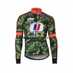 Herr Cykeltröjor Långärmad och Bib Cykeltights 2017 Armee De Terre N001