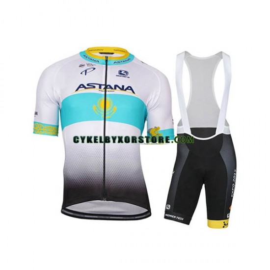 Herr Cykeltröjor och Bib Cykelshorts 2017 Astana Pro Team N002