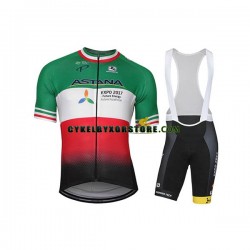 Herr Cykeltröjor och Bib Cykelshorts 2017 Astana Pro Team N005
