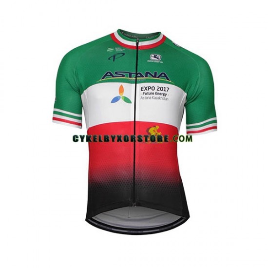 Herr Cykeltröjor och Bib Cykelshorts 2017 Astana Pro Team N005