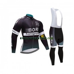 Herr Cykeltröjor Långärmad och Bib Cykeltights 2017 Bora-Hansgrohe N001