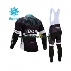Herr Cykeltröjor Långärmad och Bib Cykeltights Vinter Thermal Fleece 2017 Bora-Hansgrohe N001