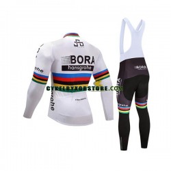 Herr Cykeltröjor Långärmad och Bib Cykeltights 2017 Bora-Hansgrohe N002