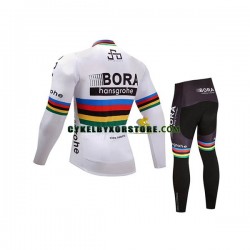 Barn Cykeltröjor Långärmad och Cykeltights 2017 Bora-Hansgrohe N002