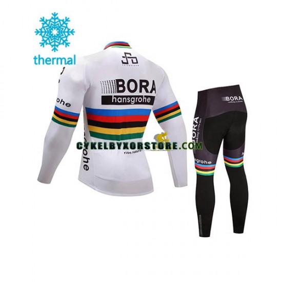 Barn Cykeltröjor Långärmad och Cykeltights Vinter Thermal Fleece 2017 Bora-Hansgrohe N002
