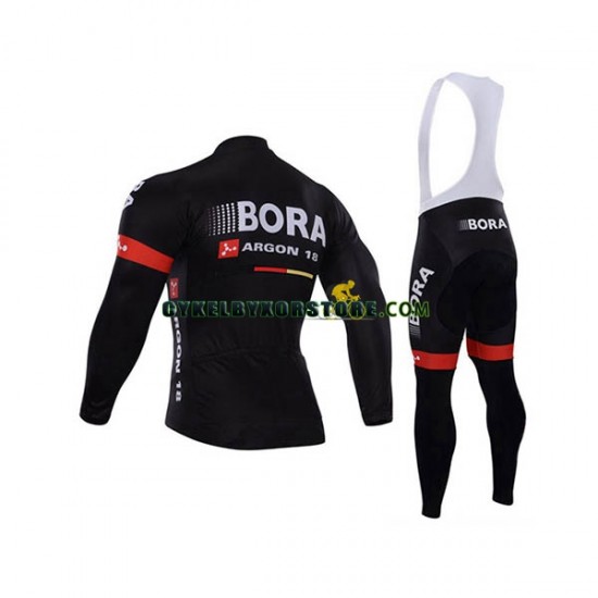 Herr Cykeltröjor Långärmad och Bib Cykeltights 2017 Bora-Hansgrohe N003