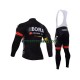 Herr Cykeltröjor Långärmad och Bib Cykeltights 2017 Bora-Hansgrohe N003