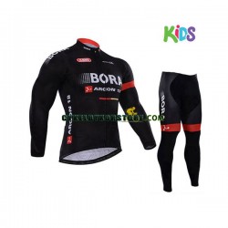 Barn Cykeltröjor Långärmad och Cykeltights 2017 Bora-Hansgrohe N003