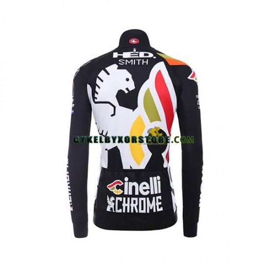 Herr Cykeltröjor Långärmad och Bib Cykeltights 2017 Cinelli Chrome N001