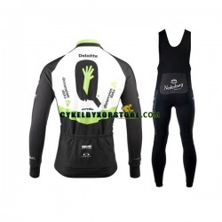 Herr Cykeltröjor Långärmad och Bib Cykeltights 2017 Dimension Data N001