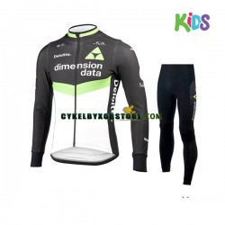 Barn Cykeltröjor Långärmad och Cykeltights 2017 Dimension Data N001