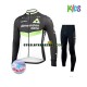 Barn Cykeltröjor Långärmad och Cykeltights Vinter Thermal Fleece 2017 Dimension Data N001