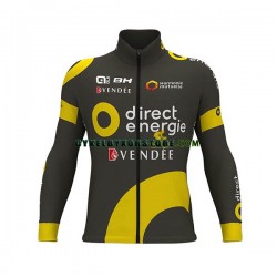 Herr Cykeltröjor Långärmad och Bib Cykeltights 2017 Direct Energie N001