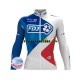 Herr Cykeltröjor Vinter Thermal Fleece 2017 FDJ N001