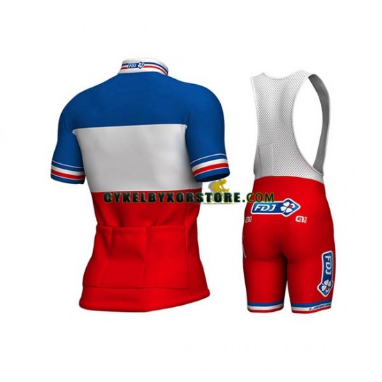 Herr Cykeltröjor och Bib Cykelshorts 2017 FDJ N002