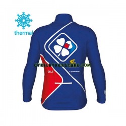Herr Cykeltröjor Vinter Thermal Fleece 2017 FDJ N002