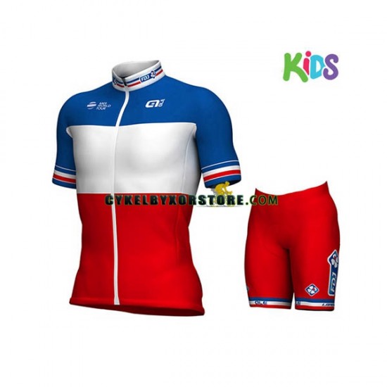Barn Cykeltröjor och Cykelshorts 2017 FDJ N003