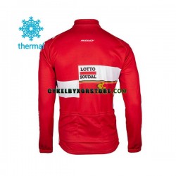 Herr Cykeltröjor Vinter Thermal Fleece 2017 Lotto Soudal N001