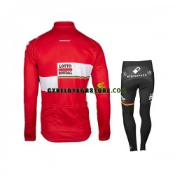 Barn Cykeltröjor Långärmad och Cykeltights 2017 Lotto Soudal N001