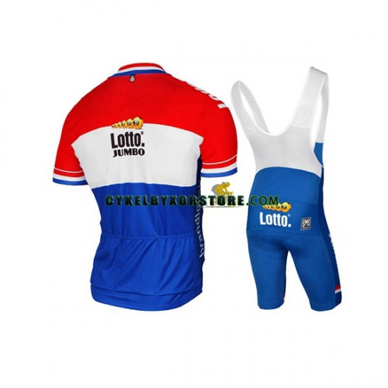 Herr Cykeltröjor och Bib Cykelshorts 2017 LottoNL-Jumbo N001