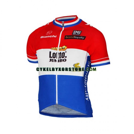 Herr Cykeltröjor och Bib Cykelshorts 2017 LottoNL-Jumbo N001