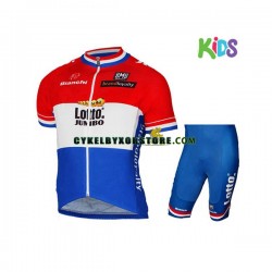 Barn Cykeltröjor och Cykelshorts 2017 LottoNL-Jumbo N001