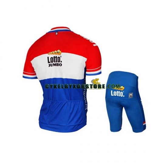 Barn Cykeltröjor och Cykelshorts 2017 LottoNL-Jumbo N001