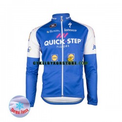 Herr Cykeltröjor Vinter Thermal Fleece 2017 Quick-Step Floors N001