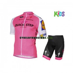 Barn Cykeltröjor och Cykelshorts 2017 Quick-Step Floors N004