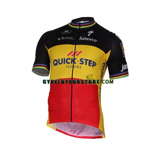 Herr Cykeltröjor och Bib Cykelshorts 2017 Quick-Step Floors N006