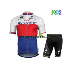 Barn Cykeltröjor och Cykelshorts 2017 Quick-Step Floors N007