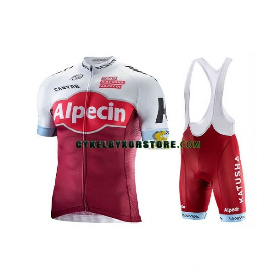 Herr Cykeltröjor och Bib Cykelshorts 2017 Team Katusha-Alpecin N001