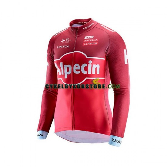 Herr Cykeltröjor Långärmad 2017 Team Katusha-Alpecin N001