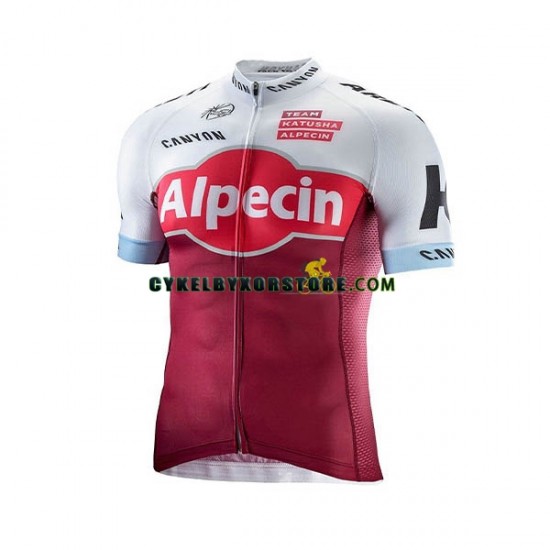 Herr Cykeltröjor Kortärmad 2017 Team Katusha-Alpecin N001