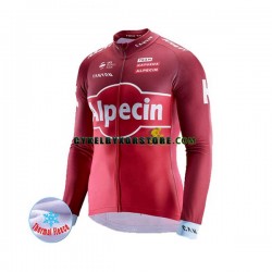 Herr Cykeltröjor Vinter Thermal Fleece 2017 Team Katusha-Alpecin N001