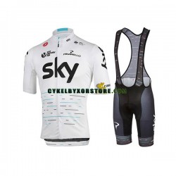 Herr Cykeltröjor och Bib Cykelshorts 2017 Team Sky N003