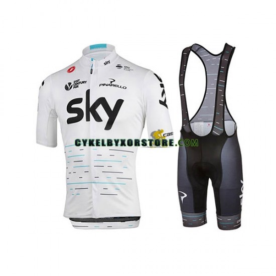 Herr Cykeltröjor och Bib Cykelshorts 2017 Team Sky N003
