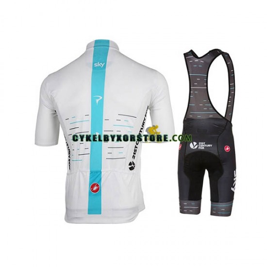 Herr Cykeltröjor och Bib Cykelshorts 2017 Team Sky N003