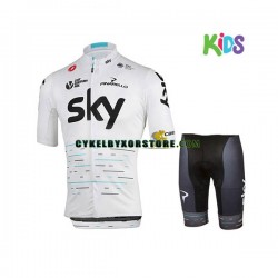 Barn Cykeltröjor och Cykelshorts 2017 Team Sky N003