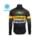 Herr Cykeltröjor Långärmad och Bib Cykeltights Vinter Thermal Fleece 2017 Telenet Fidea Lions N001