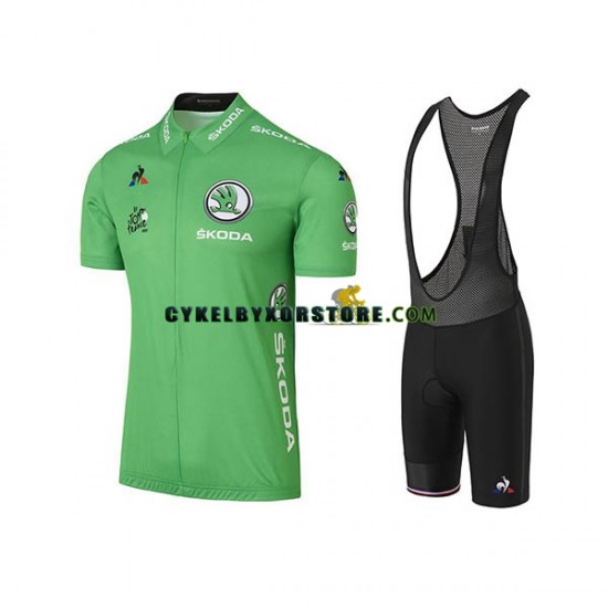 Herr Cykeltröjor och Bib Cykelshorts 2017 Tour De France N002