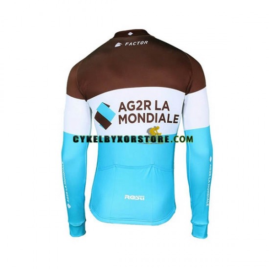 Herr Cykeltröjor Långärmad 2018 AG2R La Mondiale N002