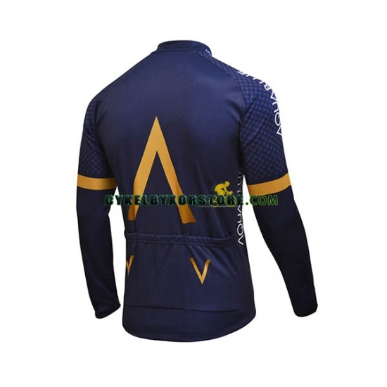Herr Cykeltröjor Långärmad 2018 Aqua Blue Sport N001