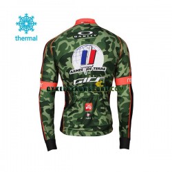 Herr Cykeltröjor Vinter Thermal Fleece 2018 Armee De Terre N001