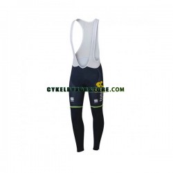 Herr Långa cykelbyxor med hängslen 2018 Bahrain Merida N001