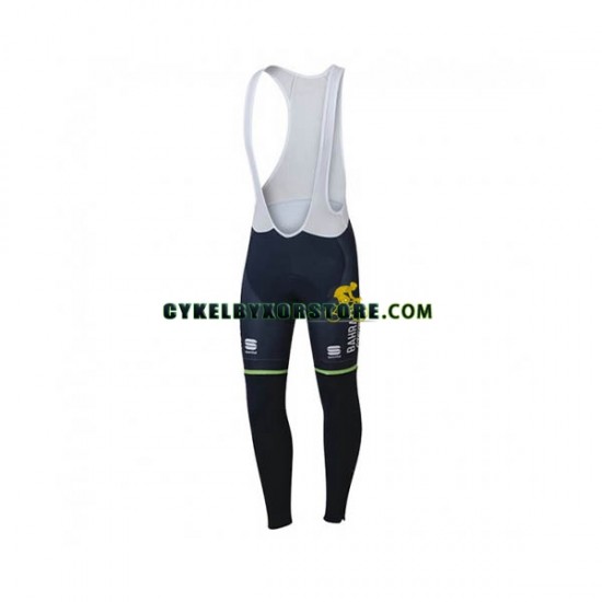 Herr Långa cykelbyxor med hängslen 2018 Bahrain Merida N001