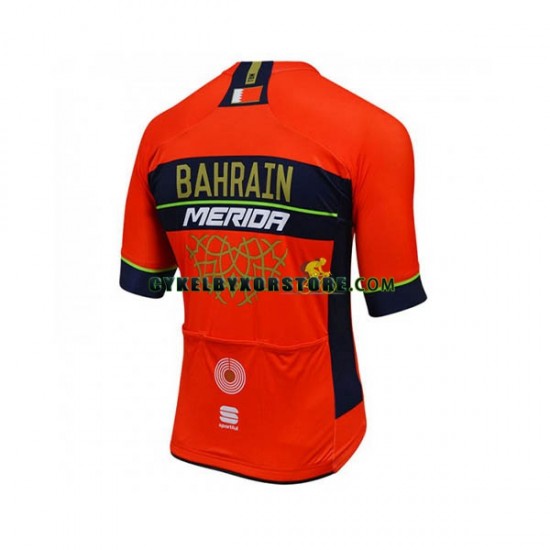 Herr Cykeltröjor Kortärmad 2018 Bahrain Merida N001