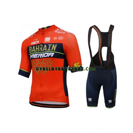 Herr Cykeltröjor och Cykelshorts 2018 Bahrain Merida N001